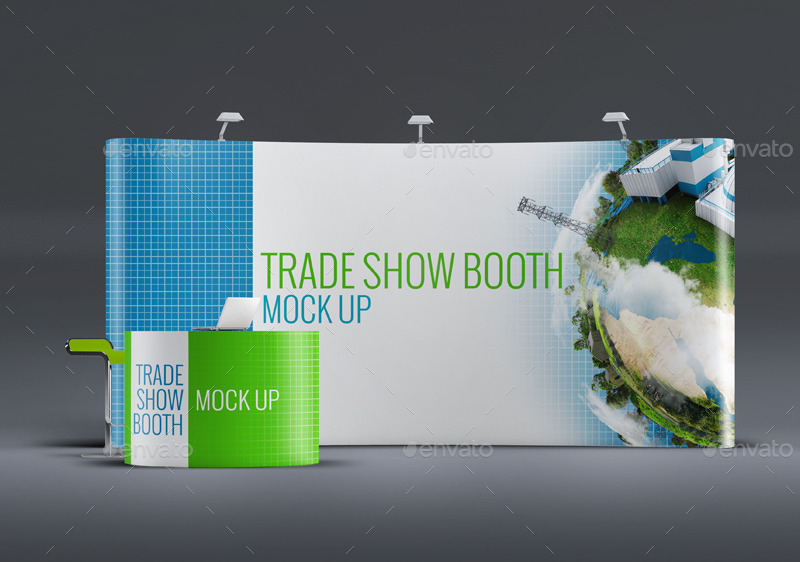 Trade Show Booth Mockup Free